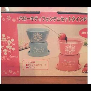 Sanrio japan Hello Kitty fondue set